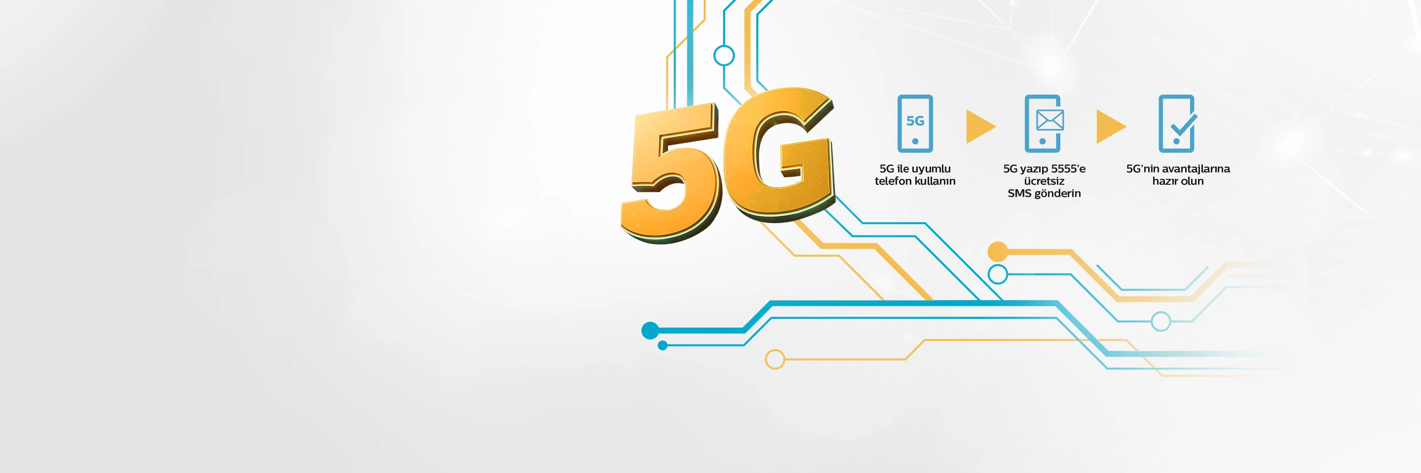 <p>BİZ 5G’YE HAZIRIZ, </p>