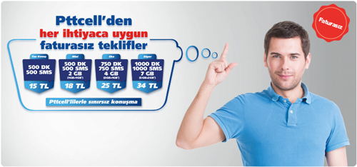 Pttcell'den Faturasız Akıl Kârı İnternet Kampanyası