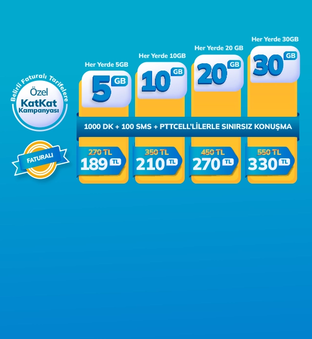 <p>Pttcell Her Yerde Tarifeleri</p>